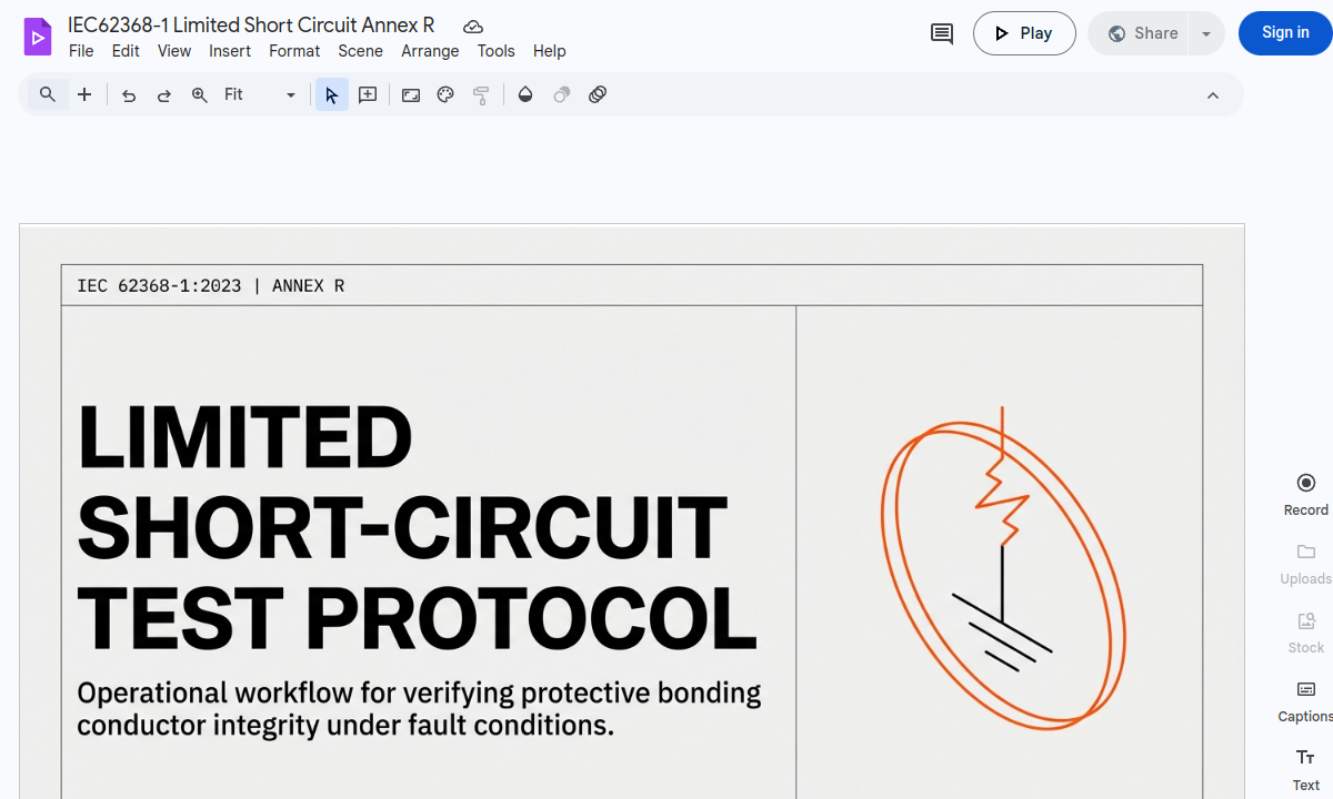 Annex R _ Limited Short Circuit