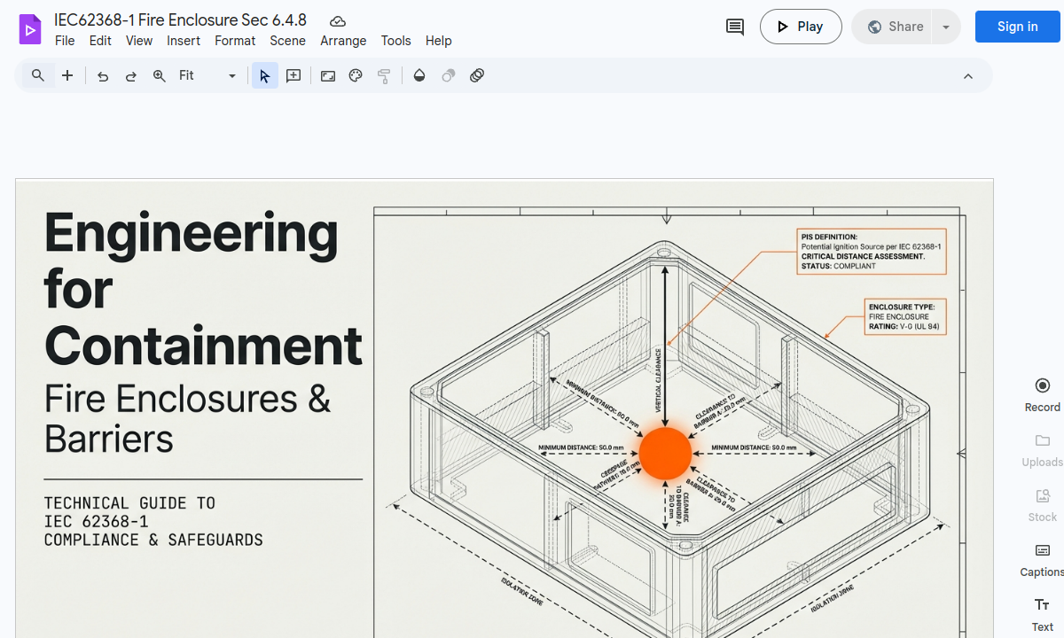 Section 6.4.8 _ Fire Enclosure